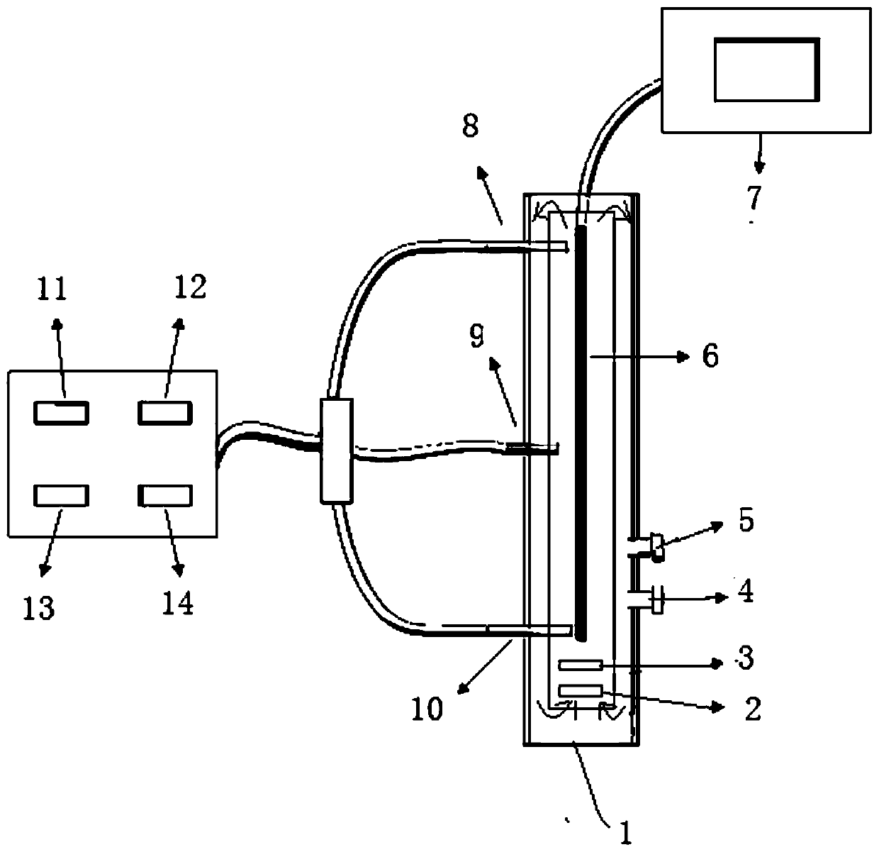 Device and method to detect solid esophageal manometry system