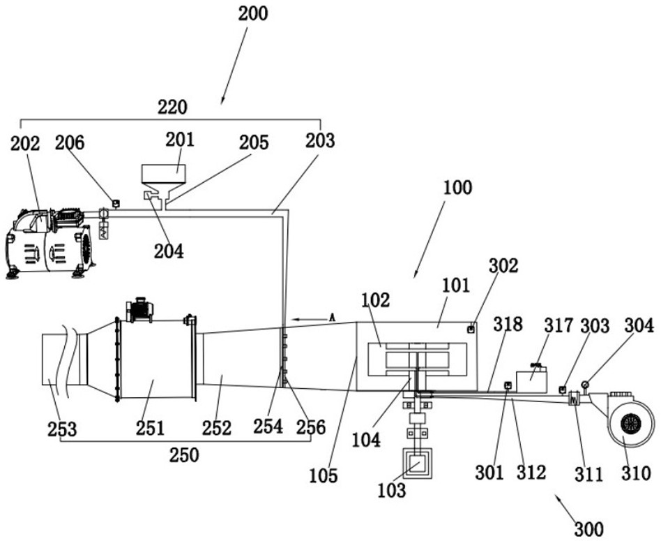 Wind turbine icing and weather resistance test system and test method