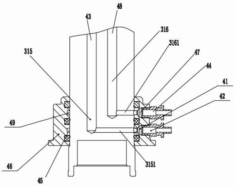 Wind turbine icing and weather resistance test system and test method