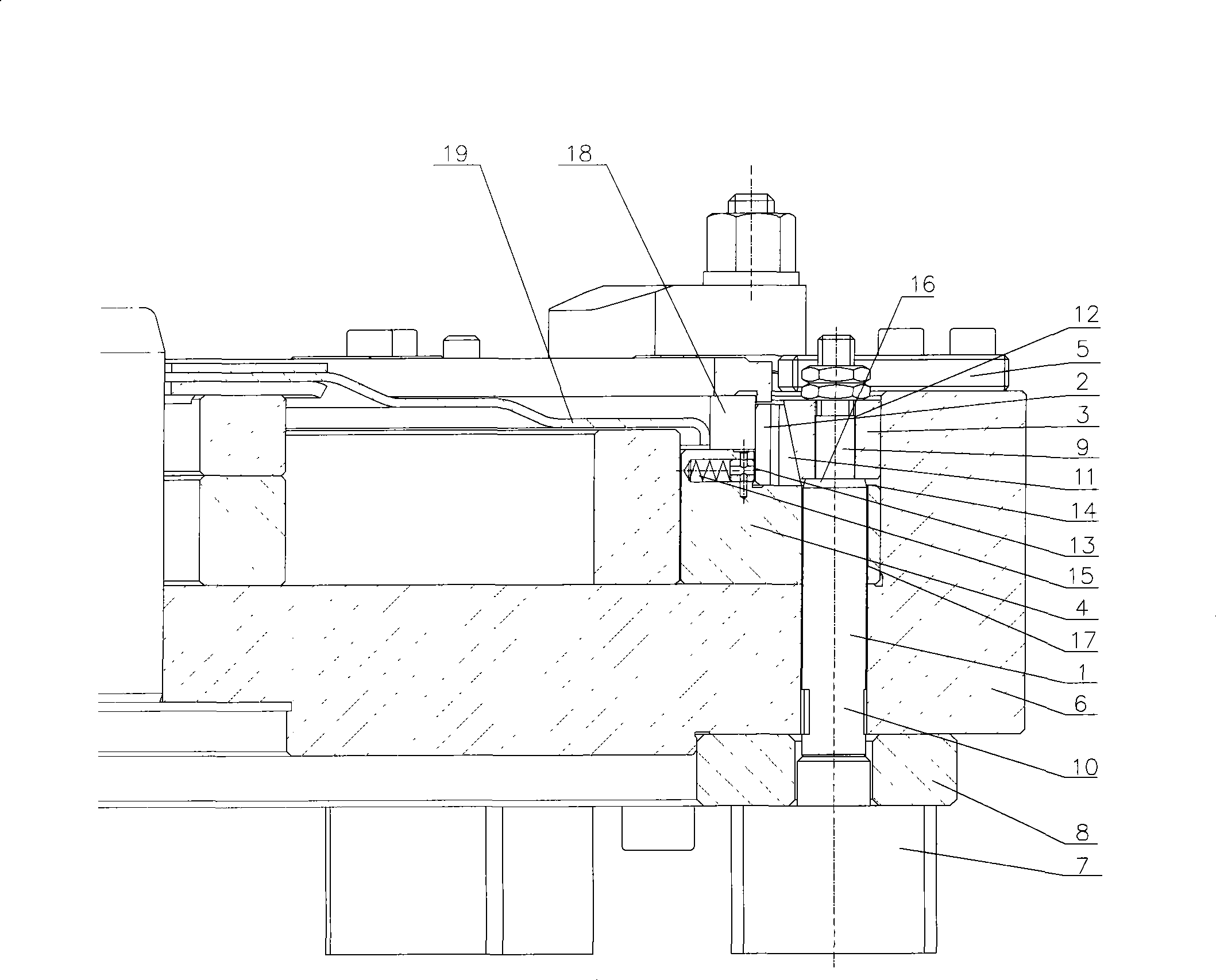 Apparatus for welding and positioning flywheel assembly