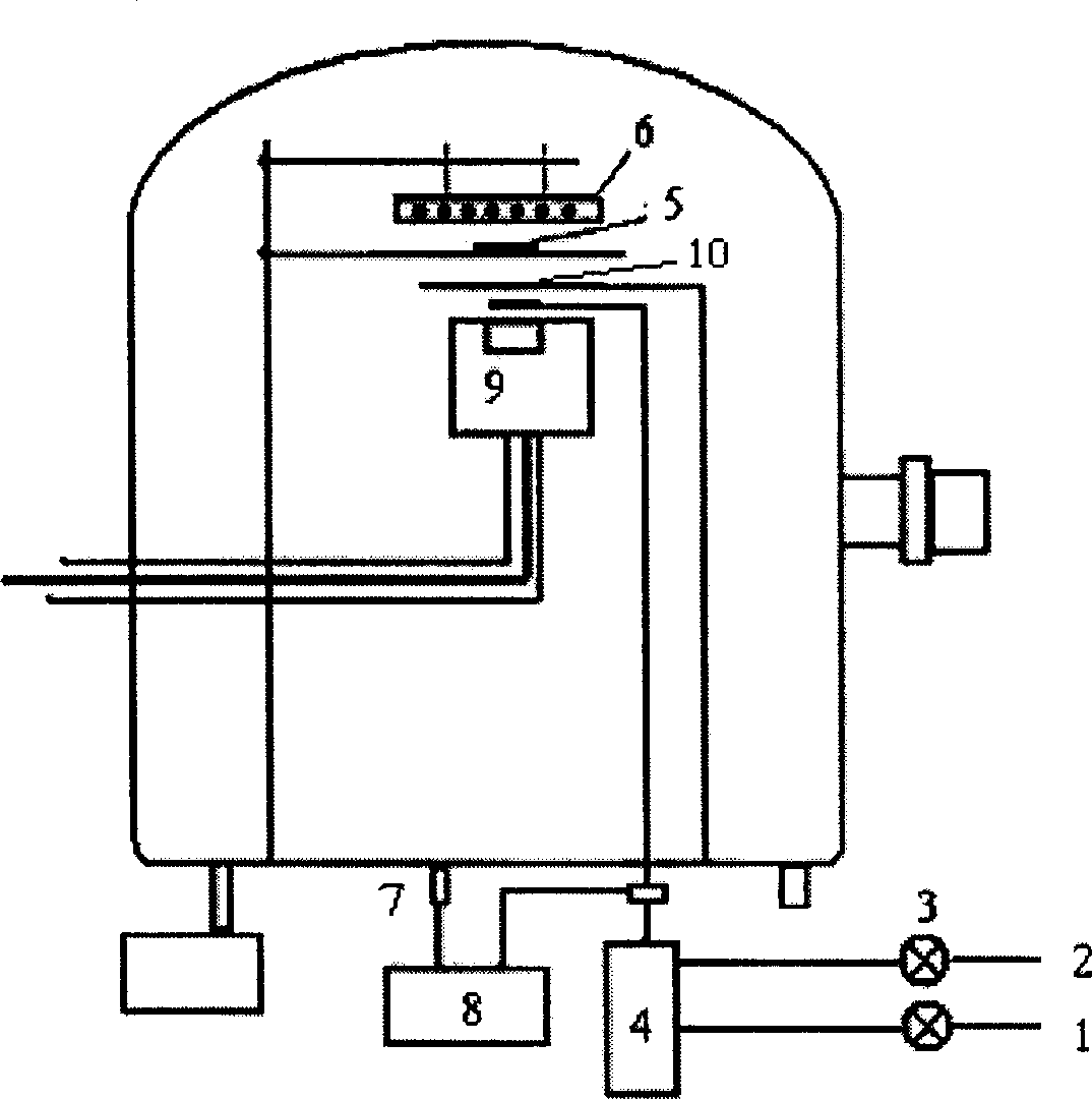 Crystal film for components to emit blue light and preparation thereof