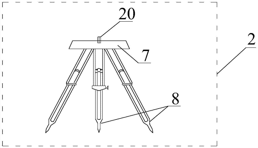 Measuring instrument for rainfall erosion process and its measuring method