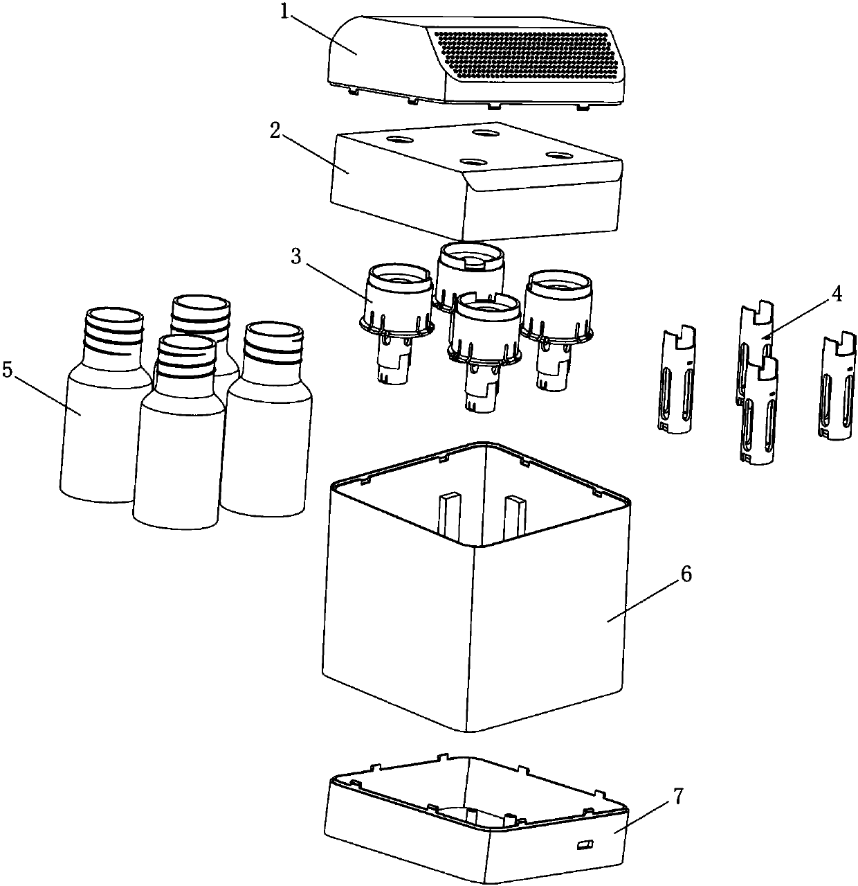 Self-help order system with smell experience function