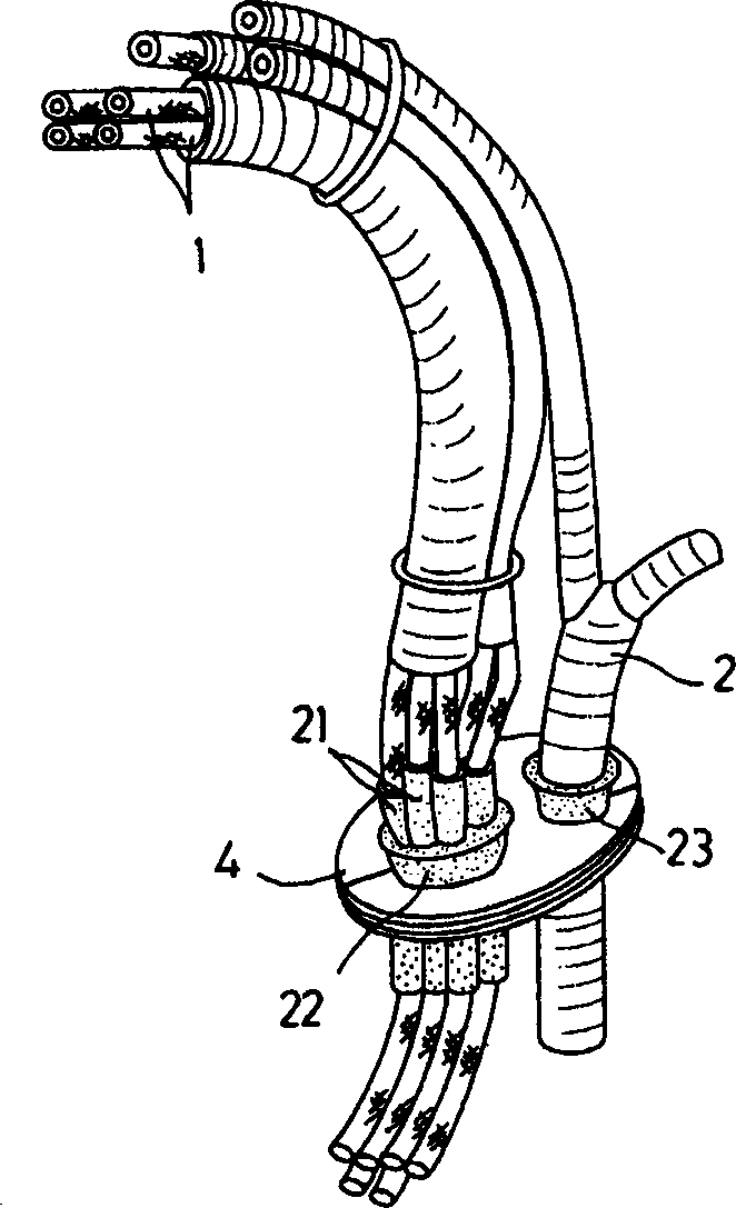 Sealing structure of cabin for building machinery