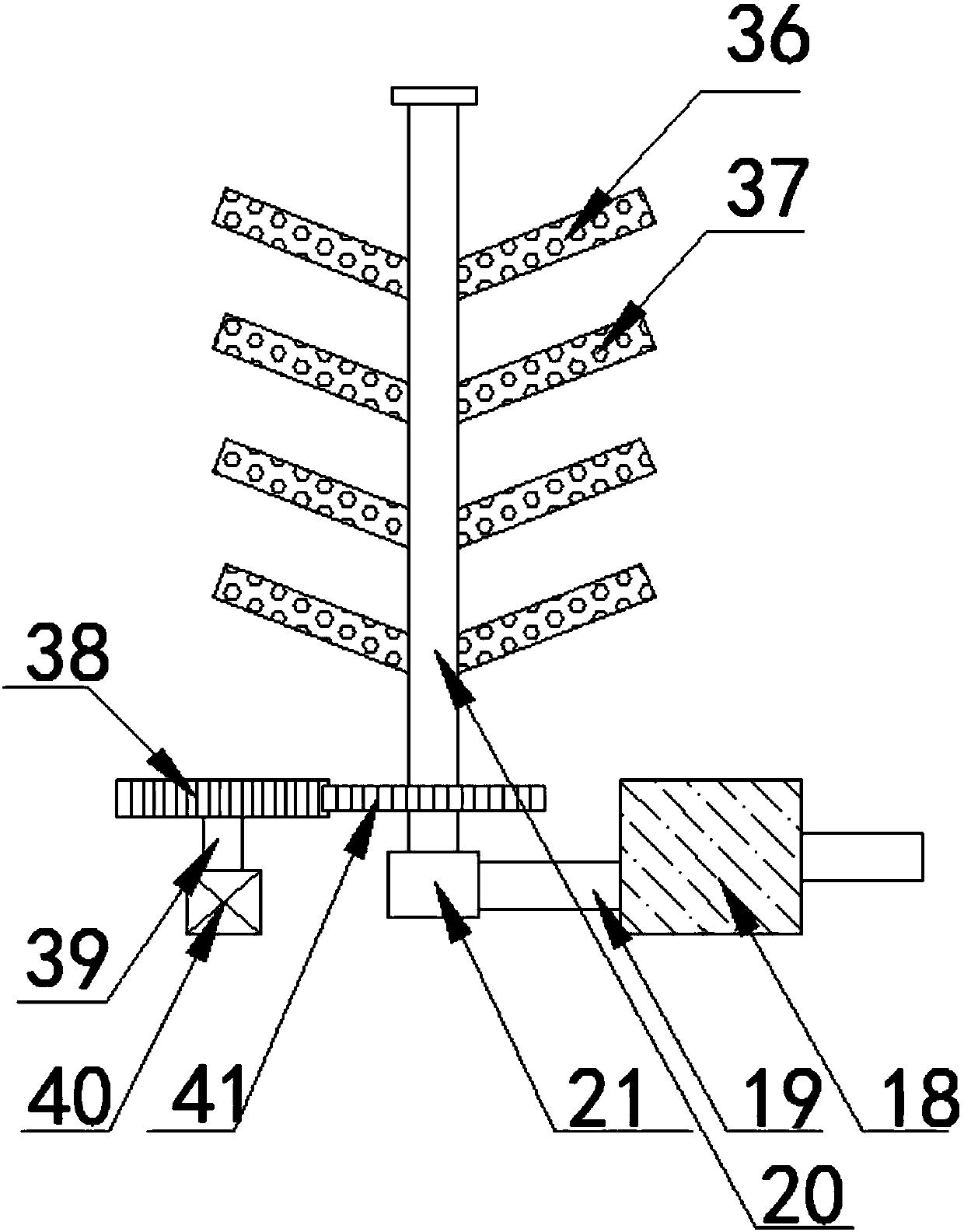 Atomization-type sewage purifying device