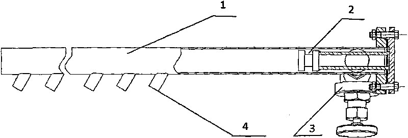 Vibration inducing device for strengthening heat exchange of elastic tube bundle heat exchanger