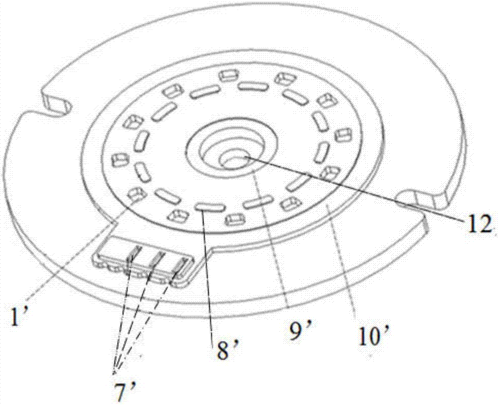 Motor stator packaging mold