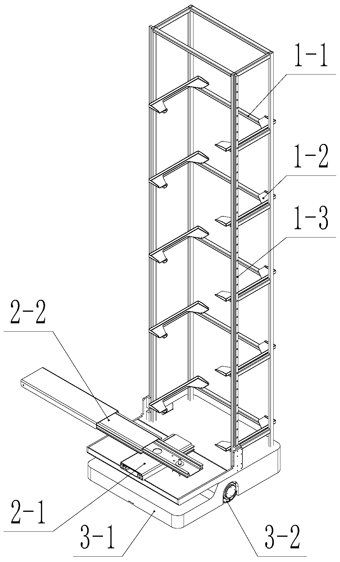 Container carrying robot