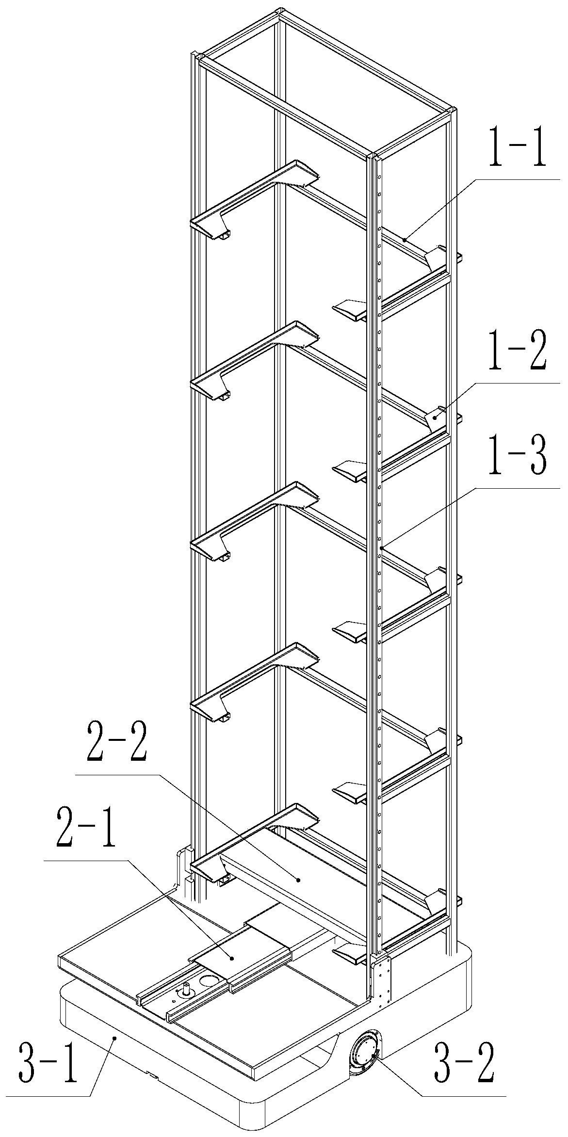 Container carrying robot