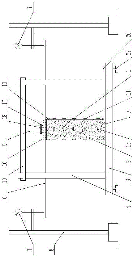 Discrete material reinforcement composite foundation model pile, test device and test method