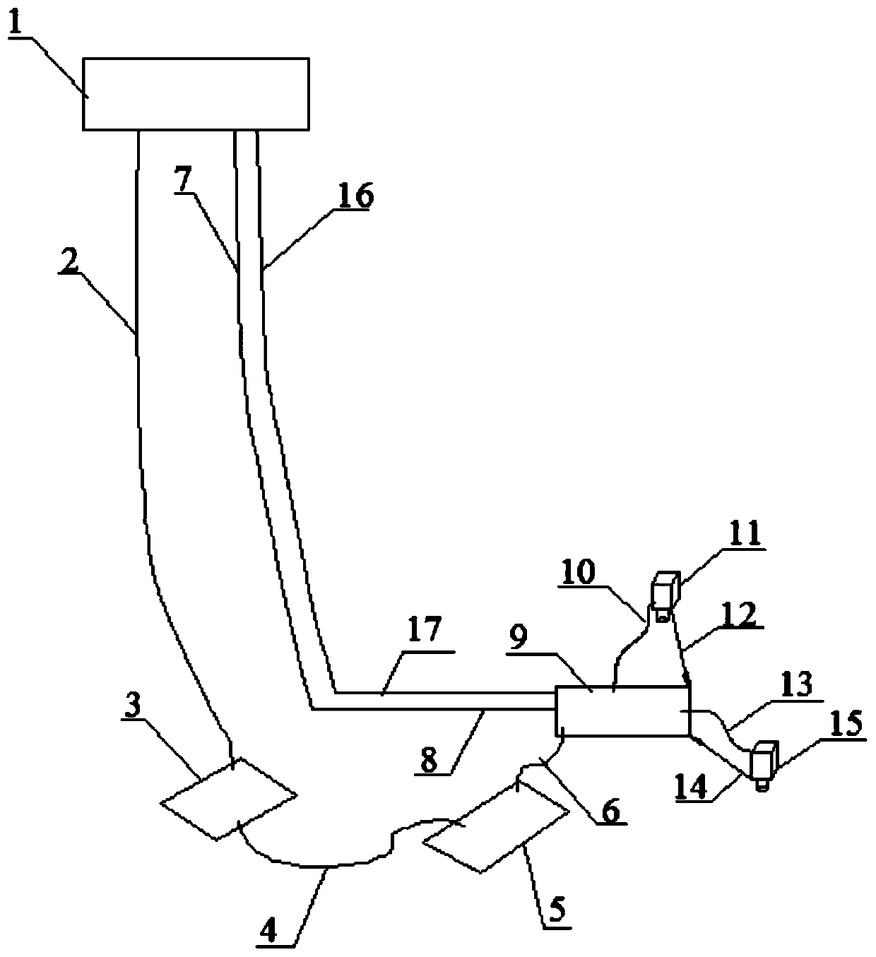 Deepwater oil and gas field underwater facility and hydrate unblocking method thereof