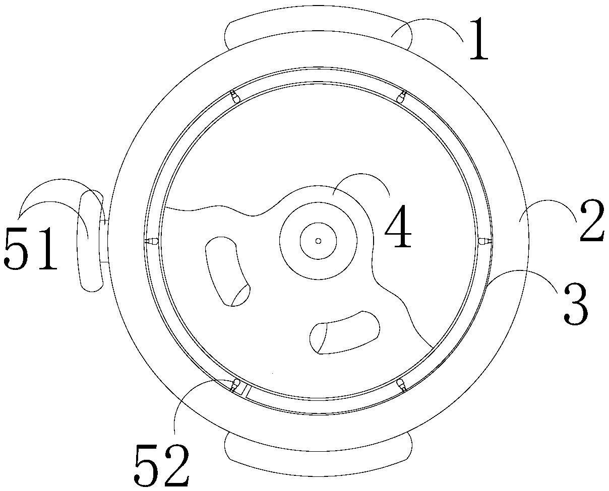 Temperature-sensitive illuminating deep-sea diving watch