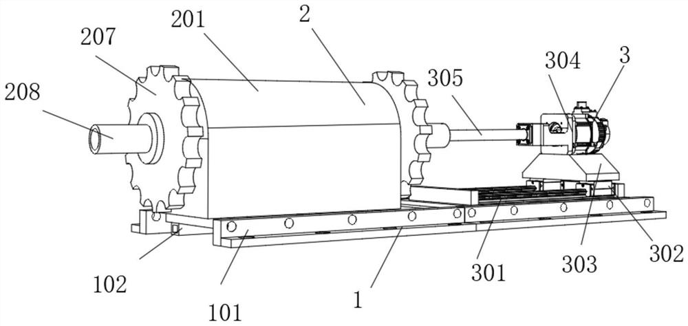 Steel pipe internal rust removing equipment based on construction site