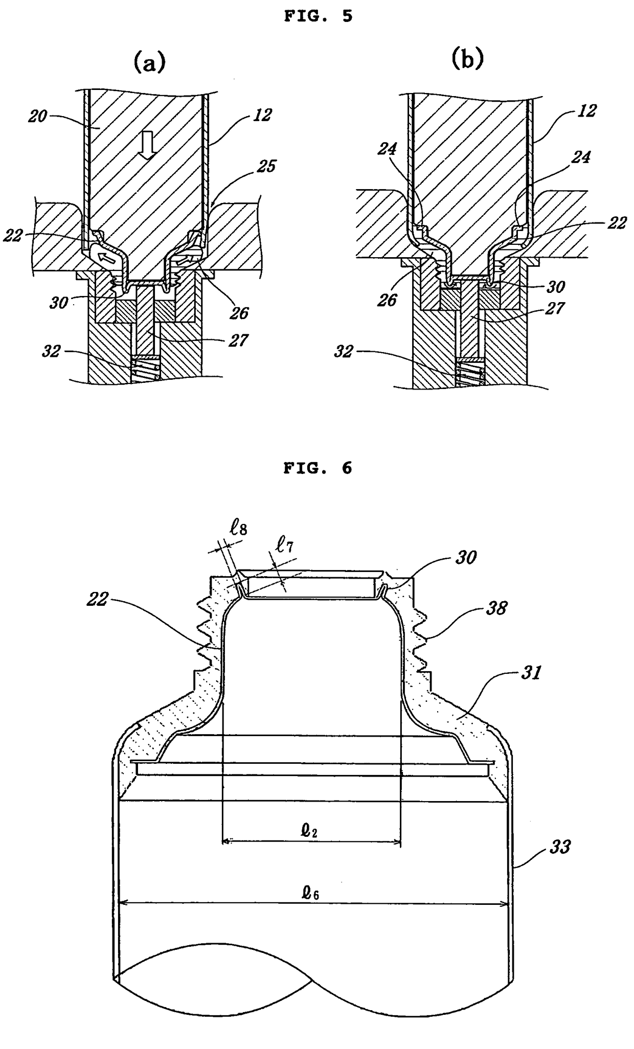 Method for forming head part of closed-type tube, method for manufacturing closed-type tubular container, and closed-type tubular container