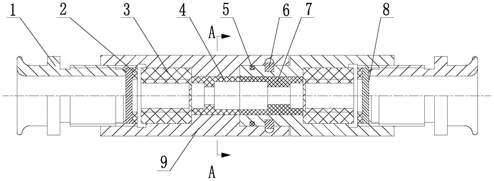 A1 type anti-explosion quick coupler for underground coal mine