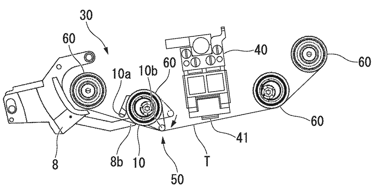 Magnetic tape device and magnetic tape maintenance method