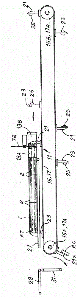 Machine for cutting web rolls