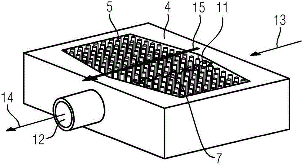 Cooling device for cooling electronic and/or electric element in targeted manner