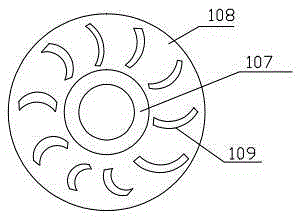 Heat-radiating three-phase asynchronous motor