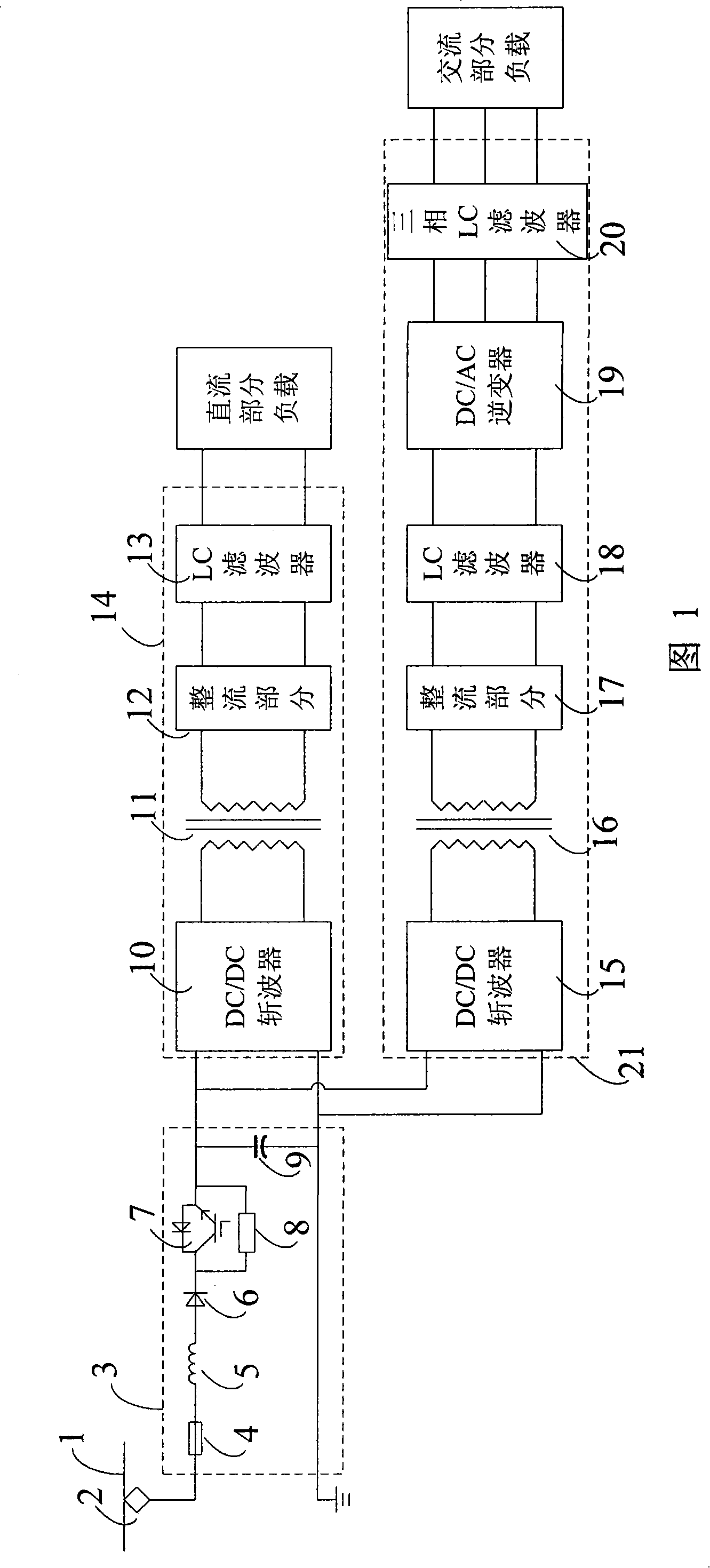 Automobile auxiliary current transformer