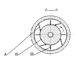 Revolving-scraper type biomass pyrolysis reactor