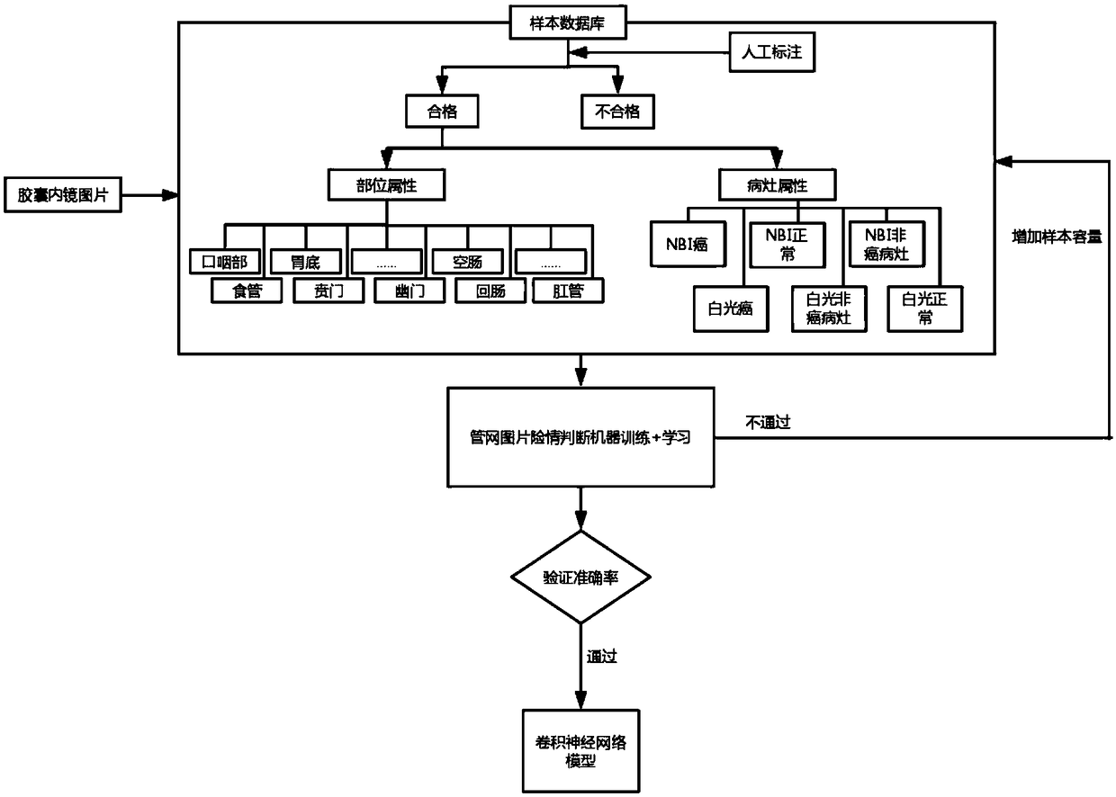 Real-time auxiliary system for controllable capsule endoscope operation on the basis of deep learning, and operation method