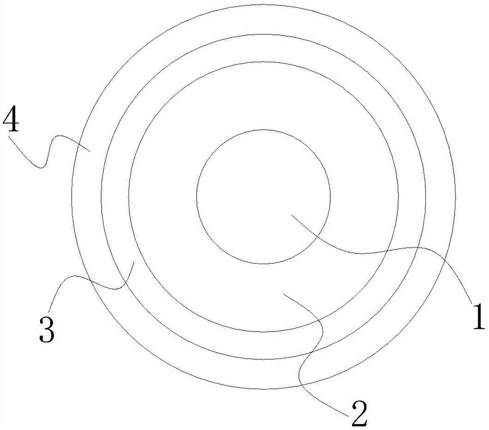 Novel fiber catheter and preparation method thereof