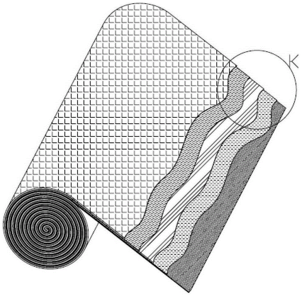 A kind of fireproof and waterproof photovoltaic roll material and preparation method thereof