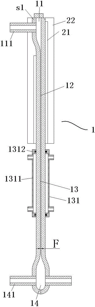 Device and method for cracking difluorochloromethane to prepare tetrafluoroethylene and hexafluoropropylene