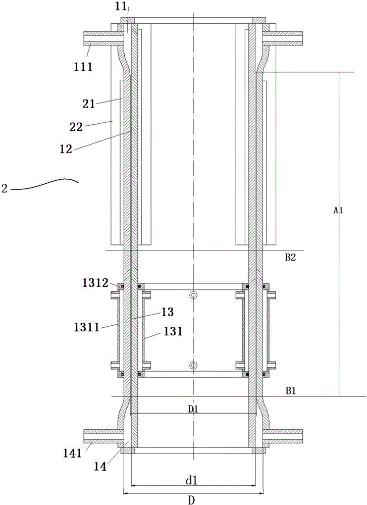 Device and method for cracking difluorochloromethane to prepare tetrafluoroethylene and hexafluoropropylene