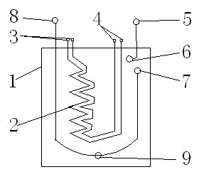 Multi-tube heat recovery type gas-liquid separation device