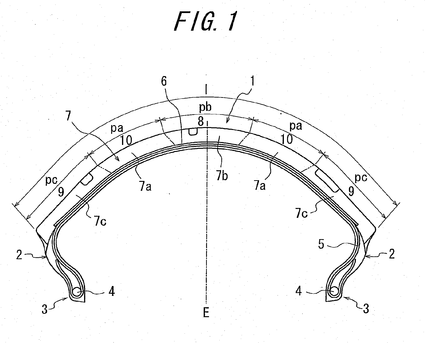 Pneumatic tire for motorcycle