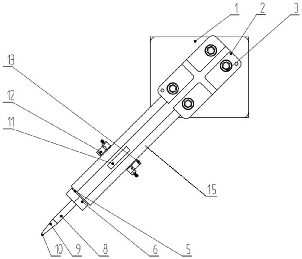 Special single-particle grinding head based on abrasive belt grinding