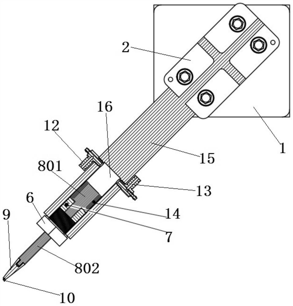 Special single-particle grinding head based on abrasive belt grinding