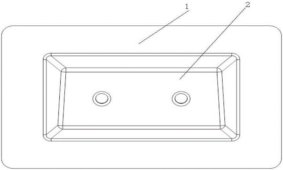 Making method of range hood lock catch support drawing installing support