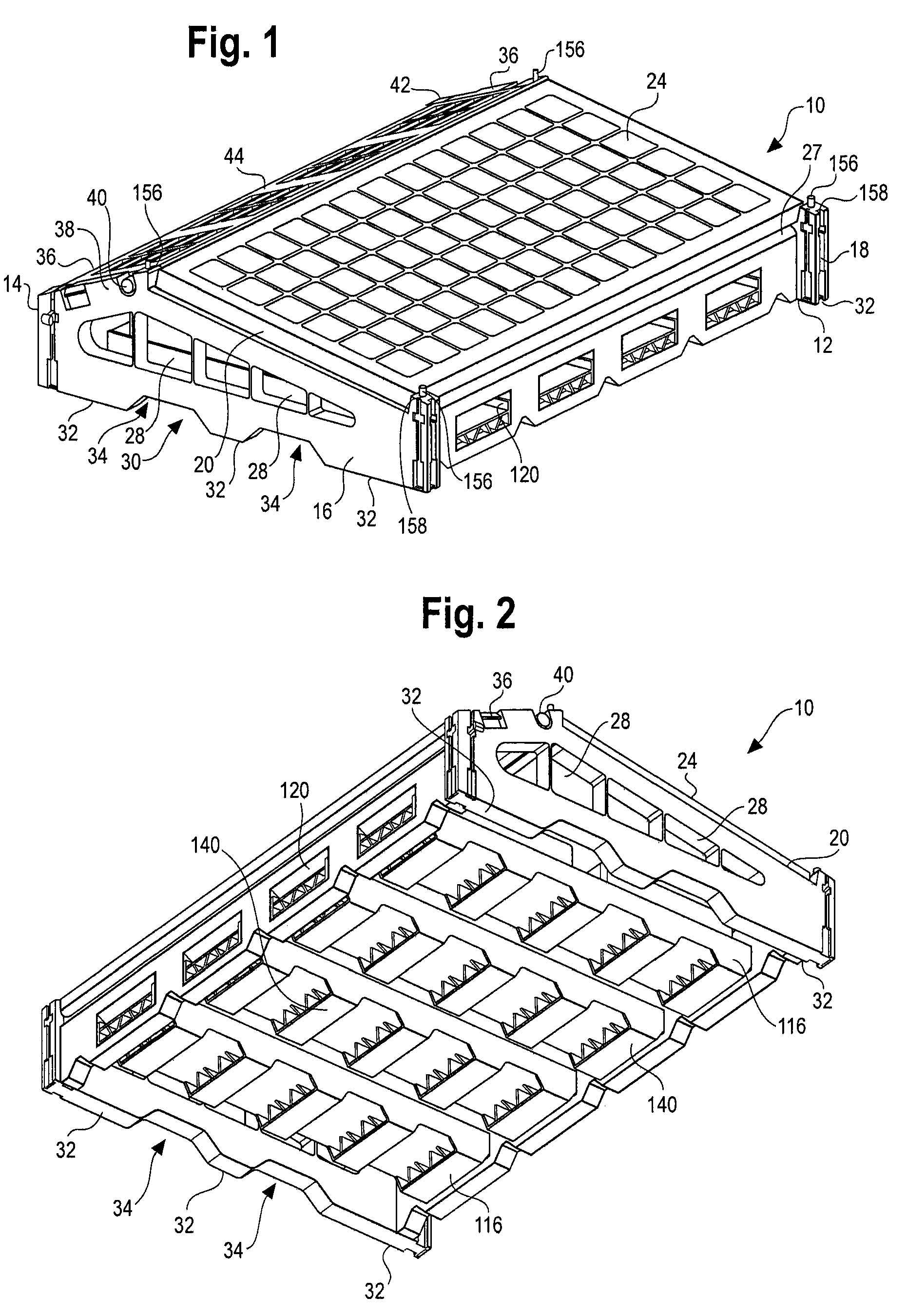 Solar panel support module and method of creating array of interchangeable and substitutable solar panel support modules