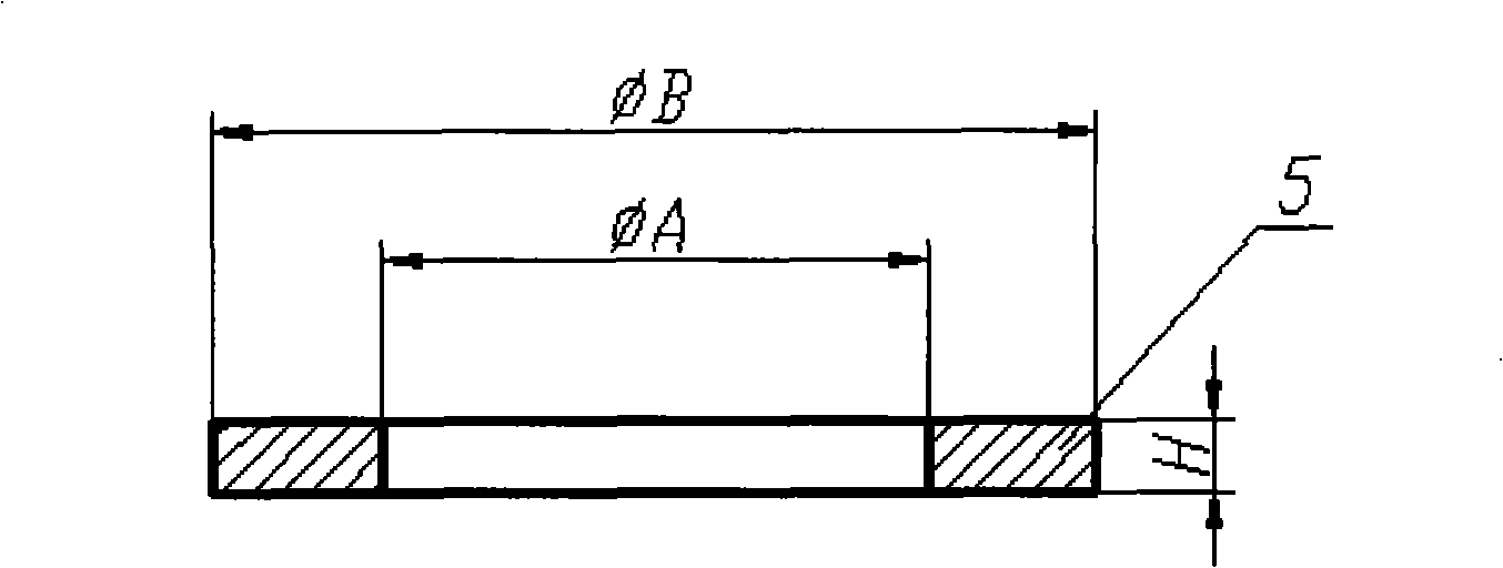 Method for sealing sample room of mercury porosimeter