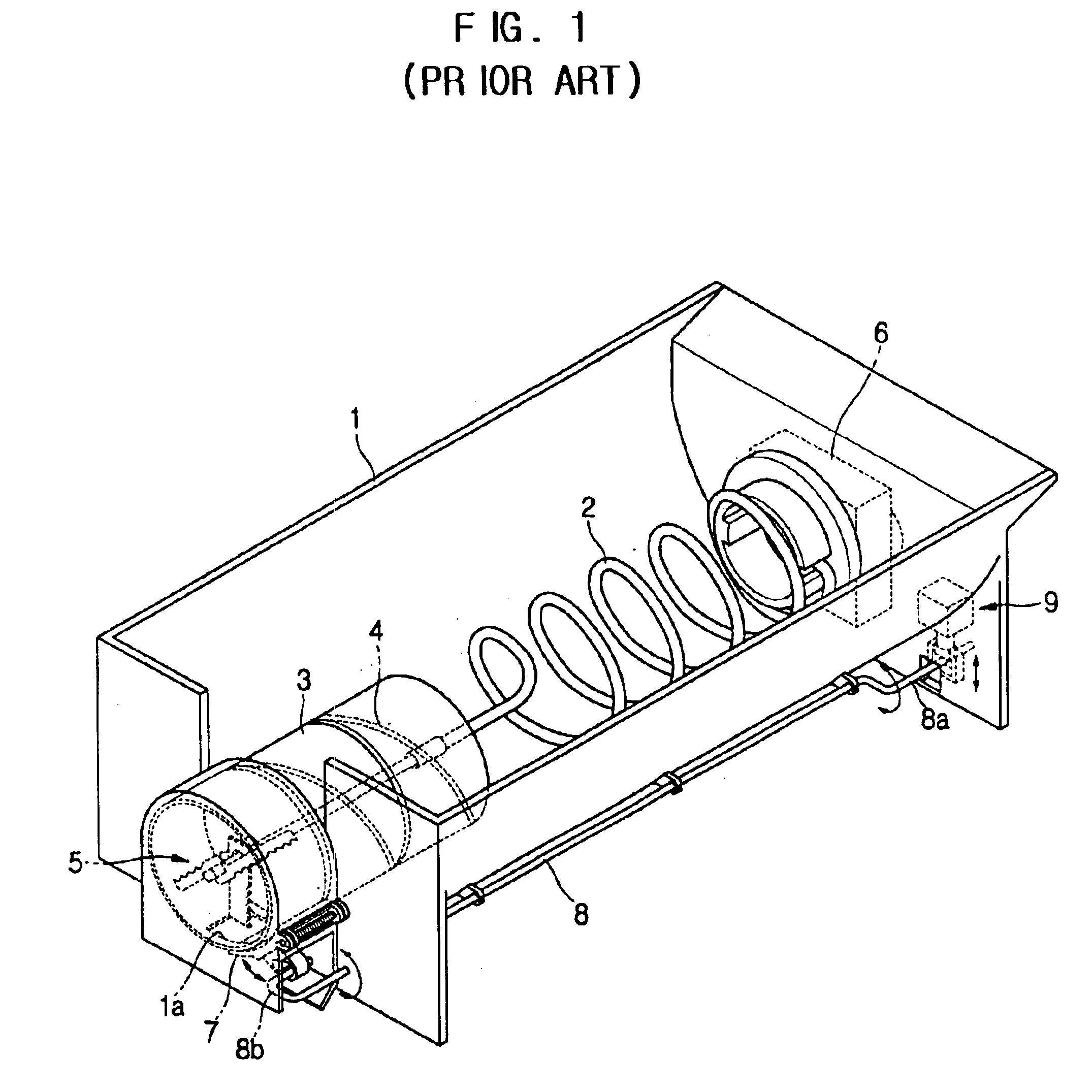 Refrigerator with ice feeding unit