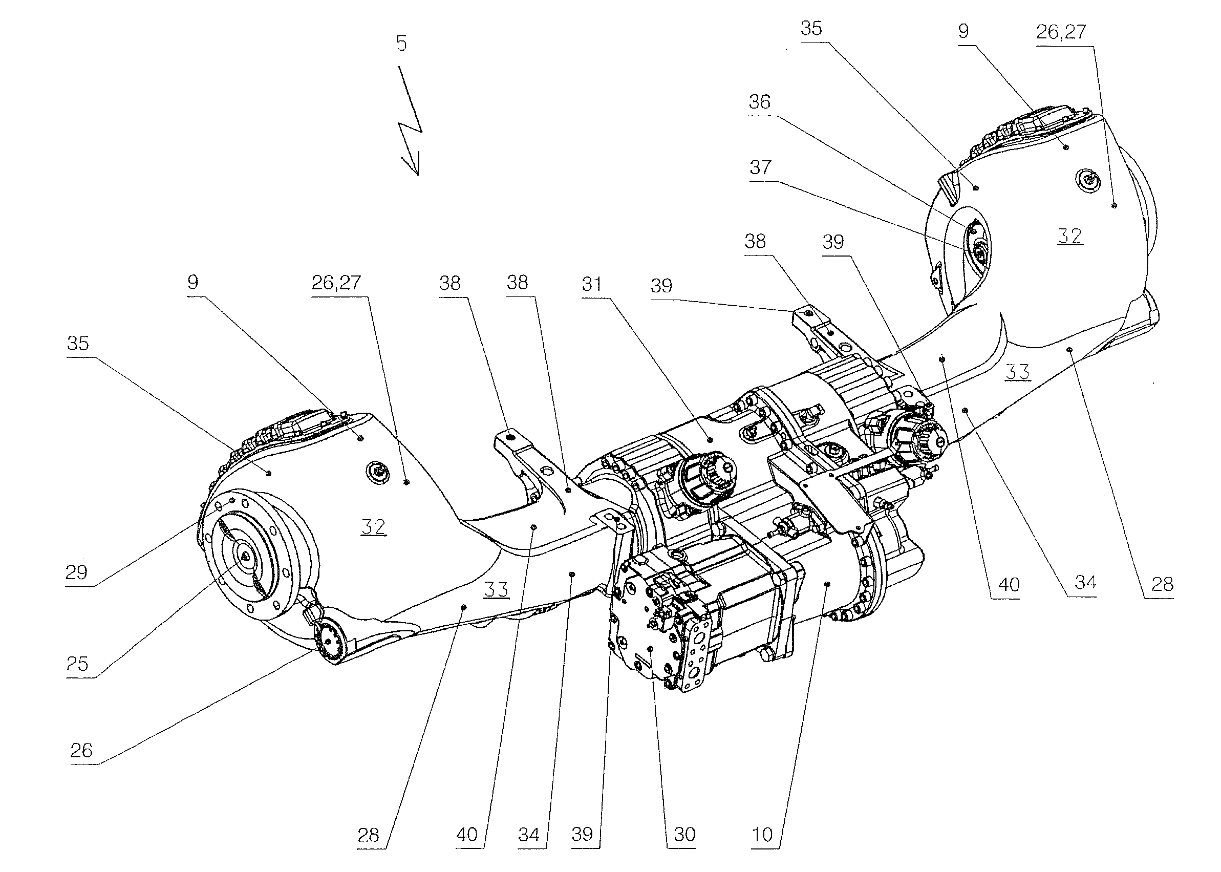 Self-propelled forage harvester