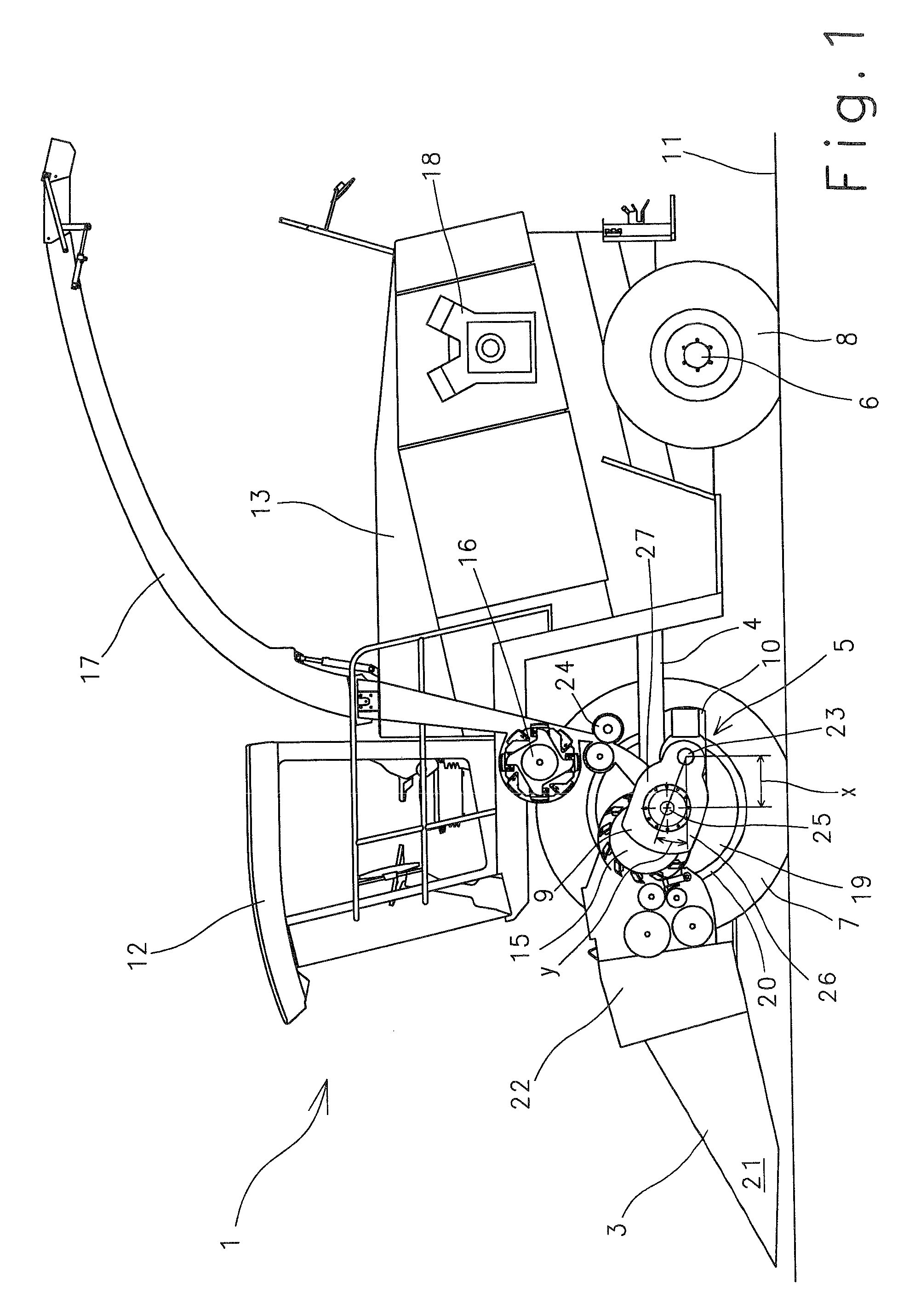 Self-propelled forage harvester