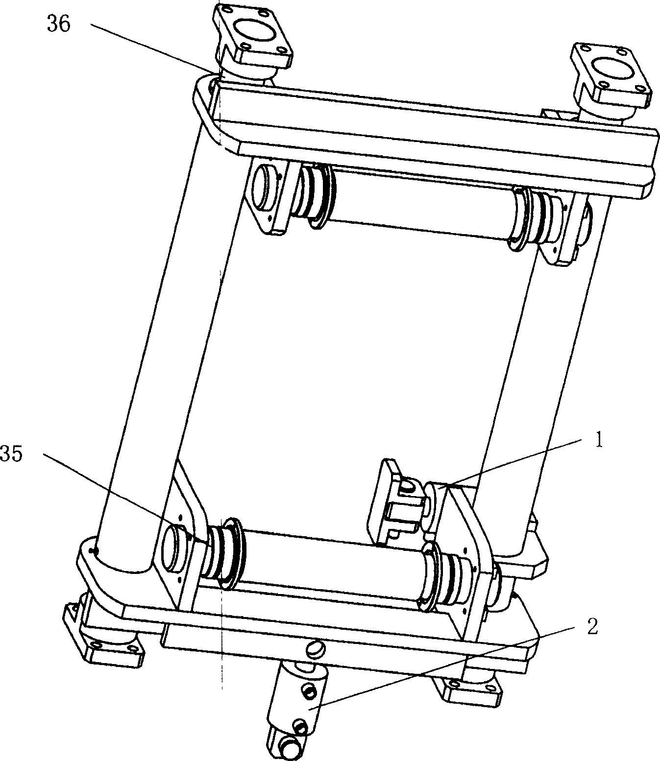 Flash welding machine for fixed steel rail