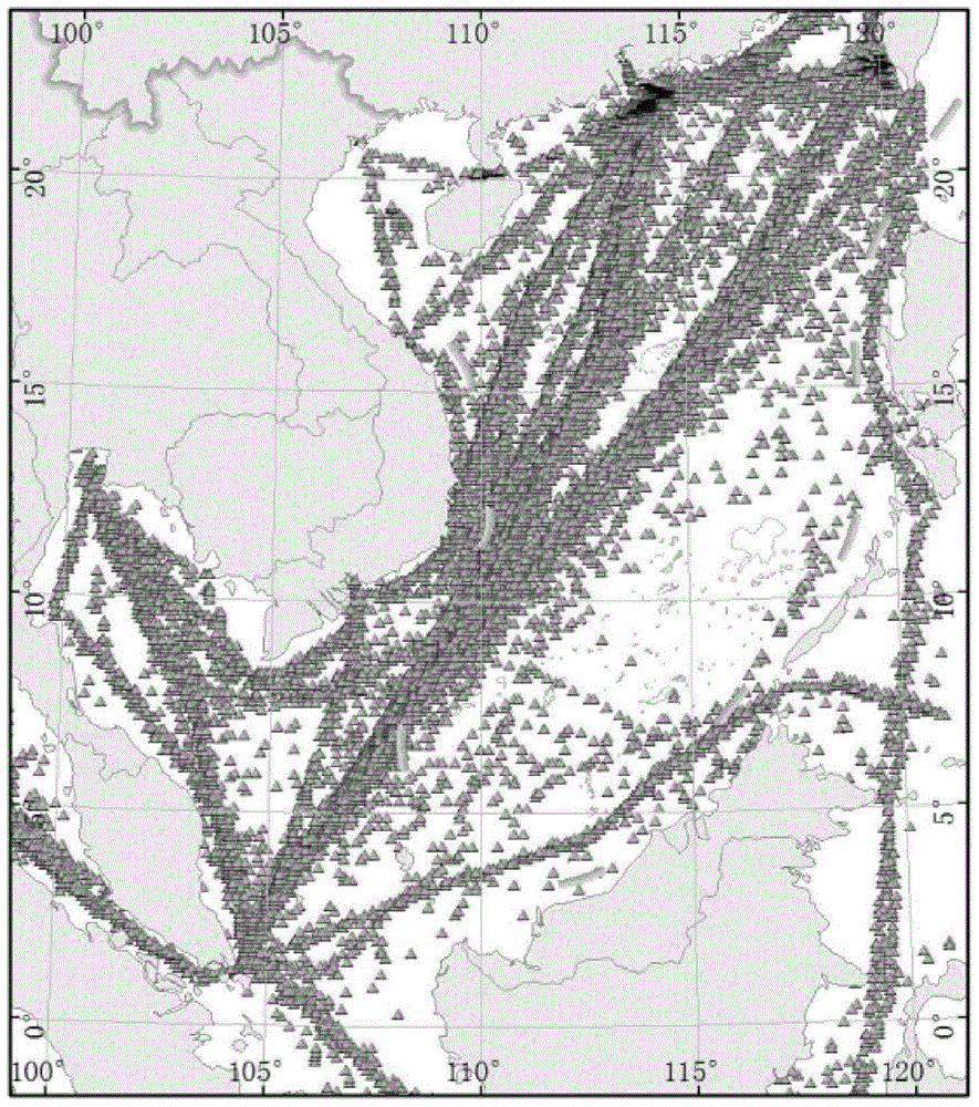 Ship trajectory generation method based on voluntary observation ship data