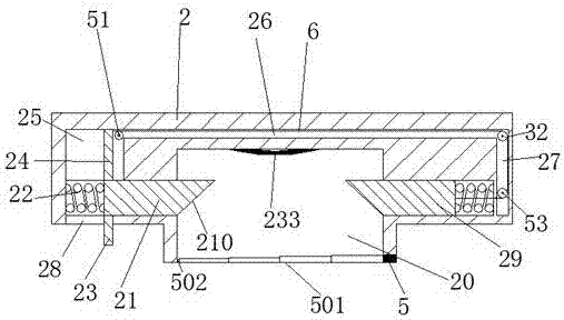 Indoor ceiling lamp mounting structure