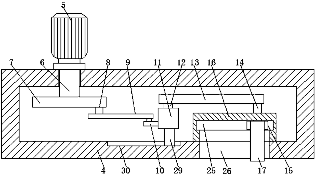 Polishing device used for production of wood-plastic floors