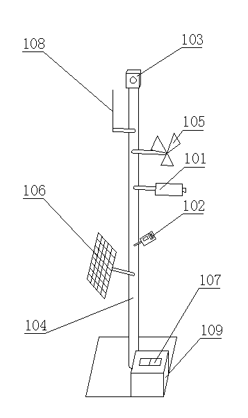 Wireless microwave remote video monitoring transmission system