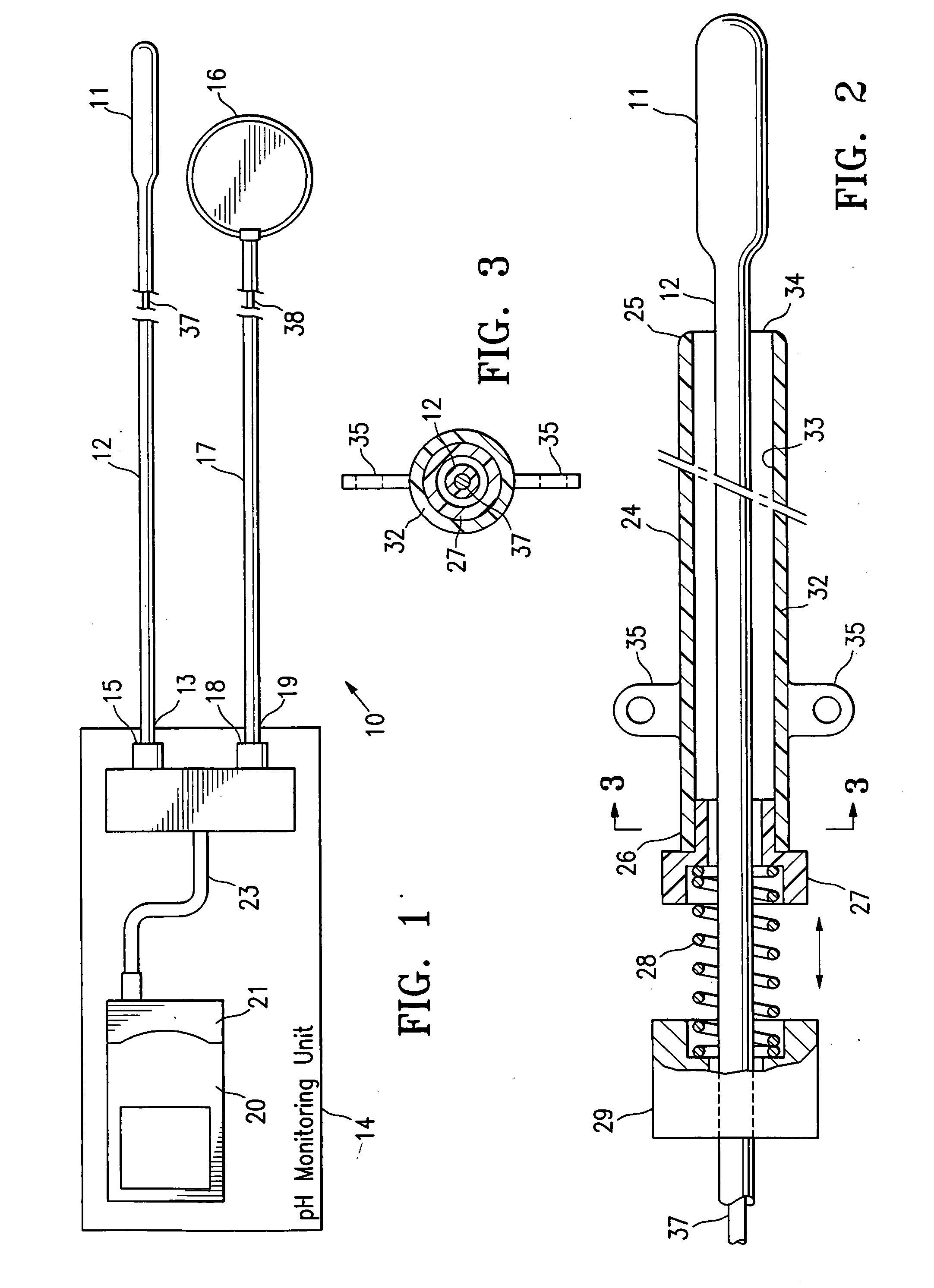 Uterine tissue monitoring device and method