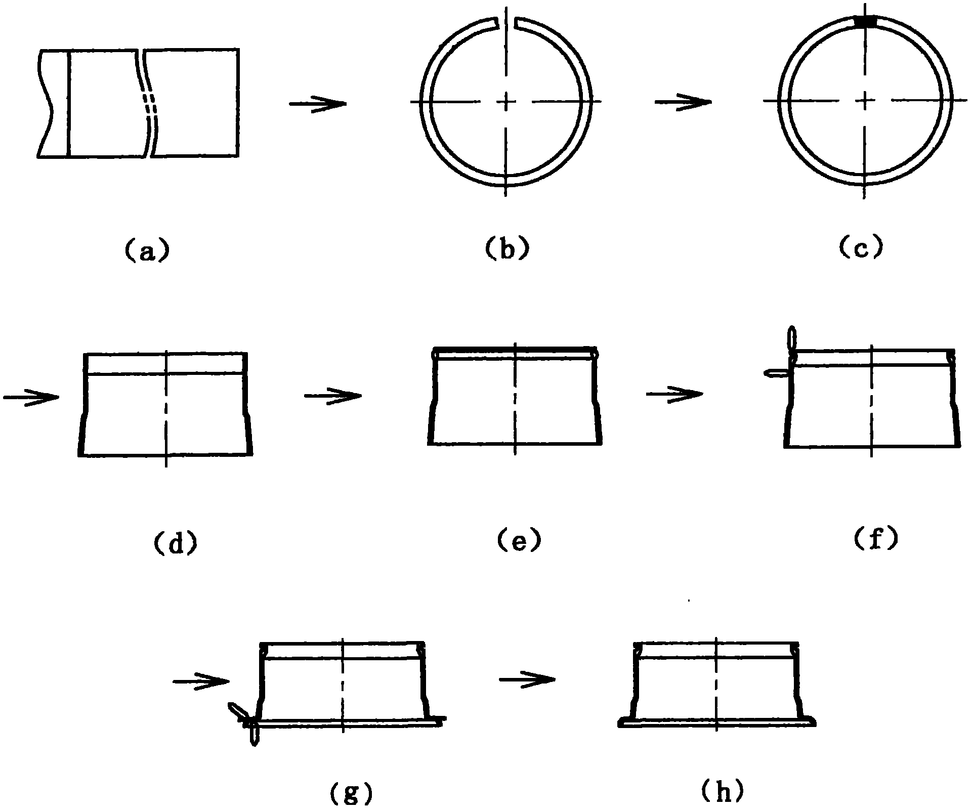 Method for manufacturing wheels of engineering vehicle