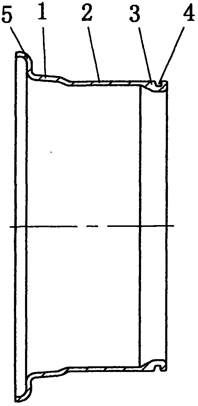 Method for manufacturing wheels of engineering vehicle