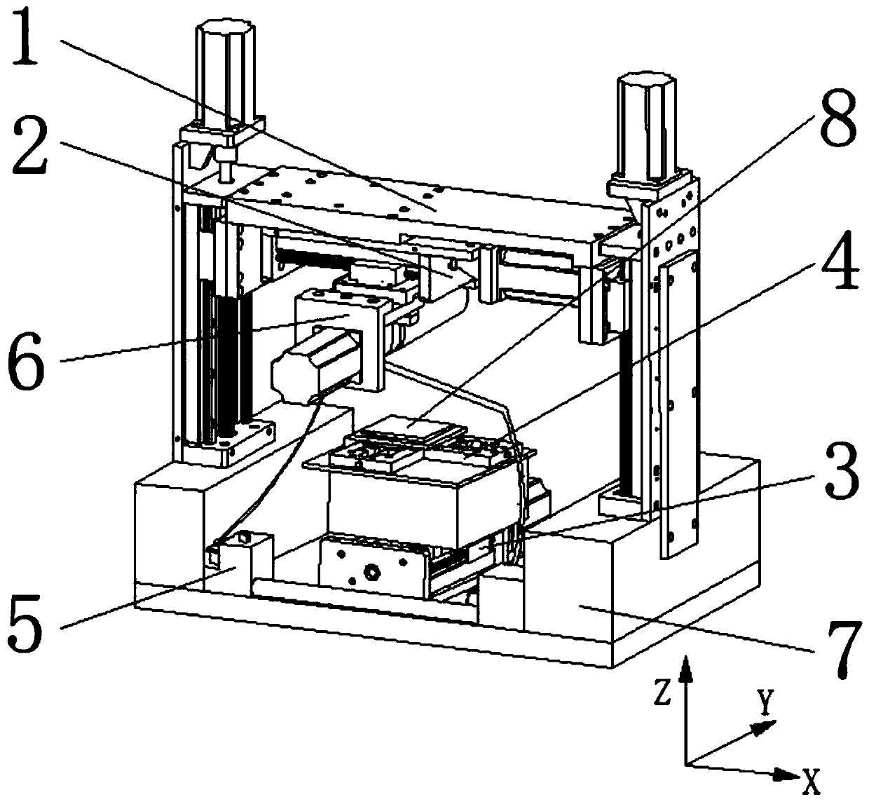 Vibration auxiliary roller type magnetorheological polishing device and method