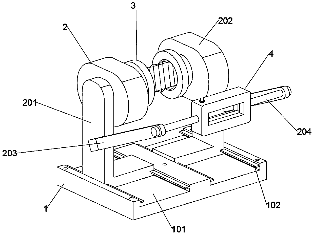 Double-sided adhesive tape convenient for automatic cut-off and processing process thereof